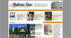 Desktop Screenshot of malienaszinas.lv